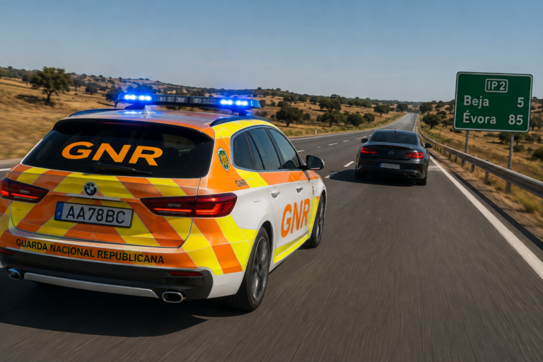 Beja: GNR interceta no IP2 quatro suspeitos de furtos em Albufeira e recupera 29 telemóveis