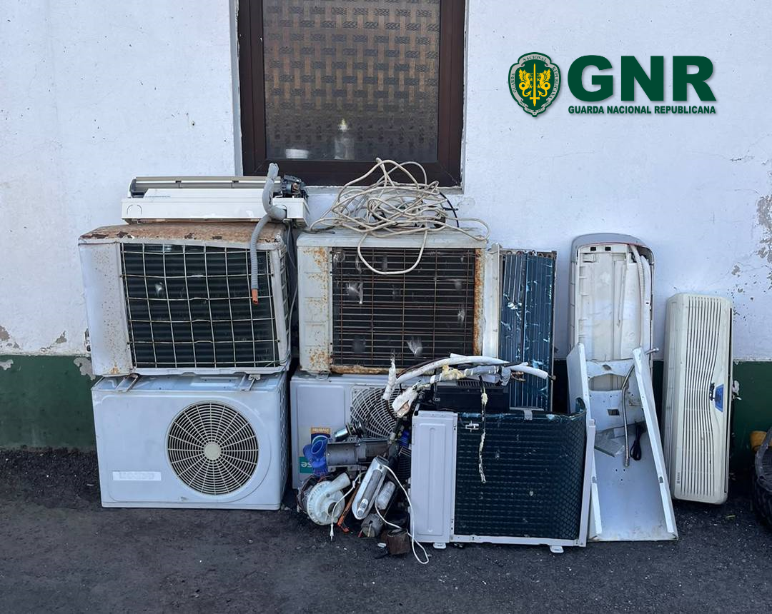 Dois homens detidos por furto de metais não preciosos em Castro Verde