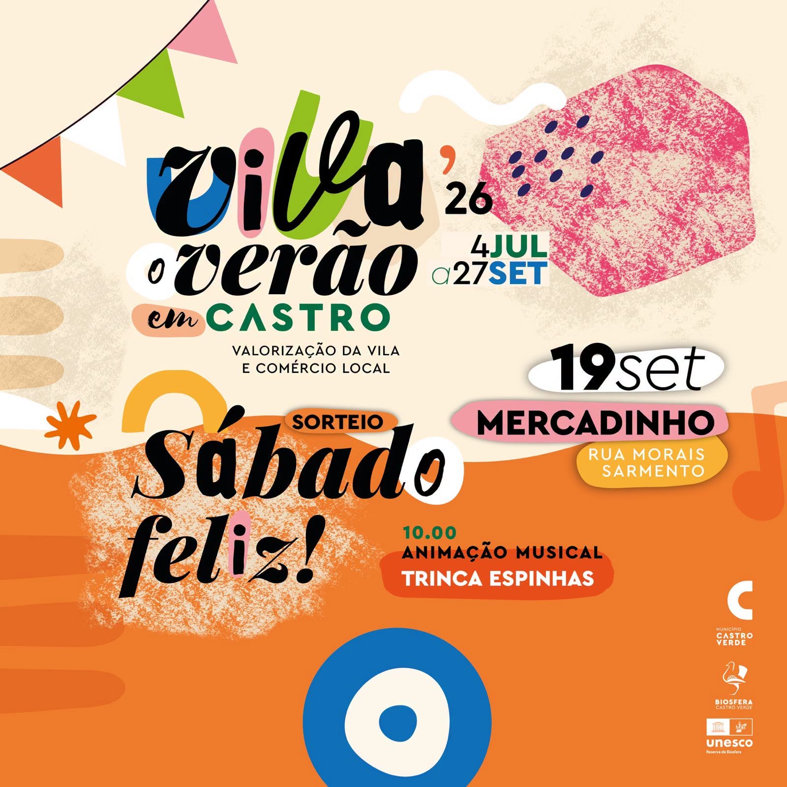 “Viva o Verão em Castro!” esta manhã na Rua Morais Sarmento