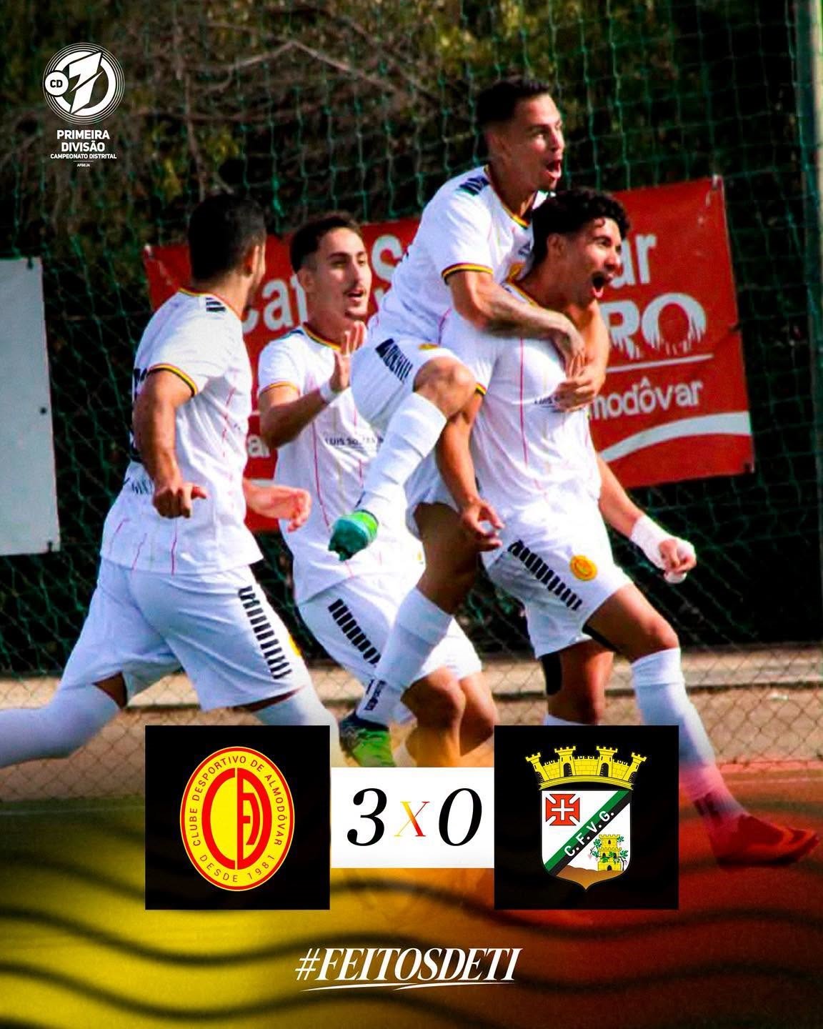 O Desportivo de Almodôvar venceu e convenceu frente ao Vasco da Gama da Vidigueira