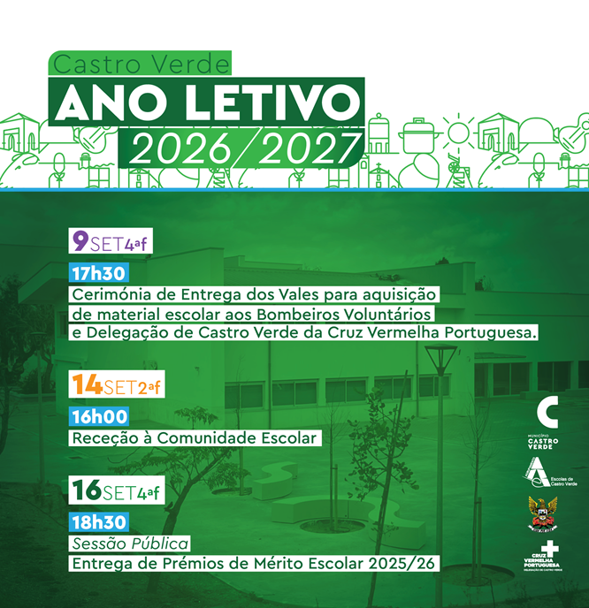 Município de Castro Verde assinala início do ano letivo com iniciativas para a comunidade escolar