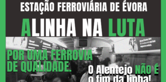 Évora recebe concentração em defesa da Linha do Alentejo a 6 de novembro